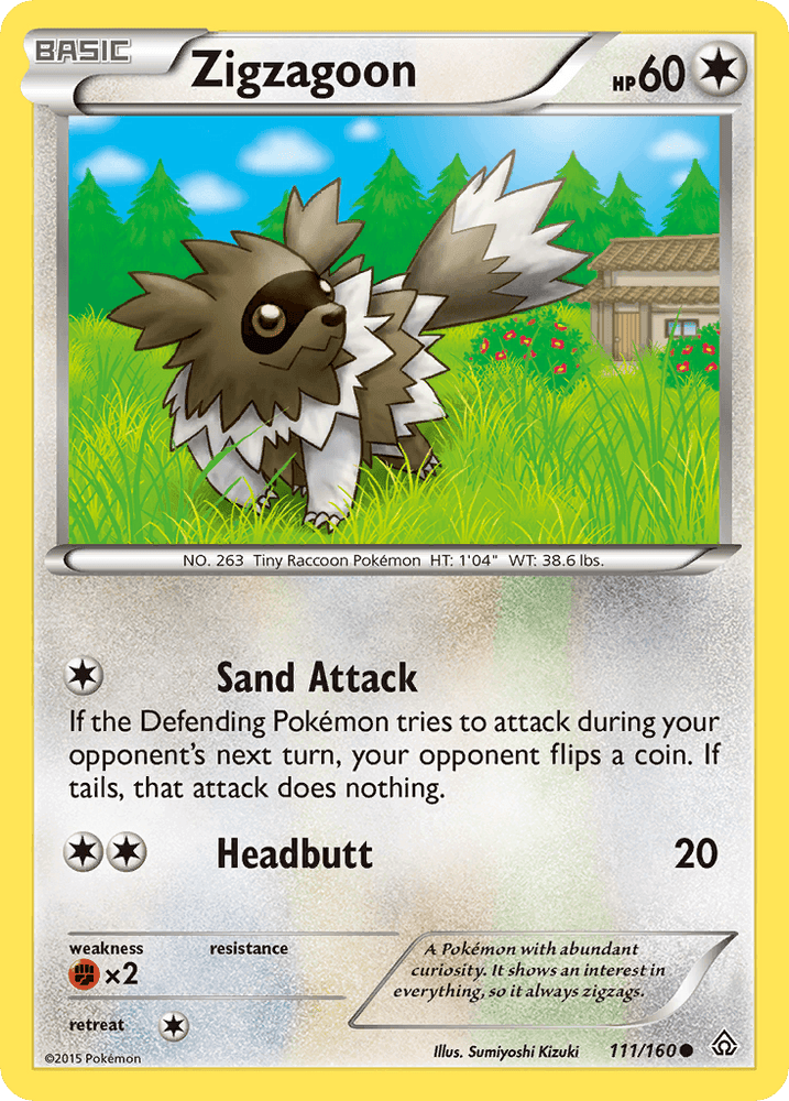 Zigzagoon (111/160) [XY: Primal Clash] (Online Only)