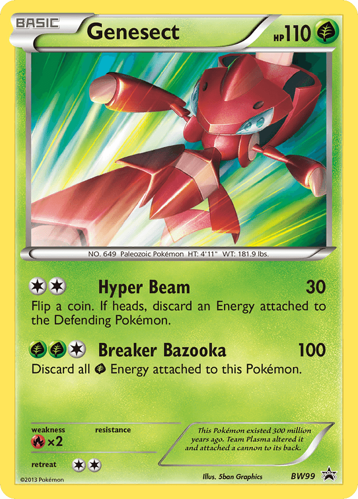 Genesect (BW99) [Black & White: Black Star Promos] (Online Only)