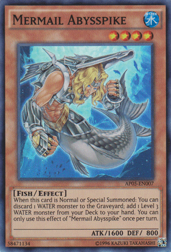 Mermail Abysspike [AP05-EN007] Super Rare (ONLINE ORDER ONLY)