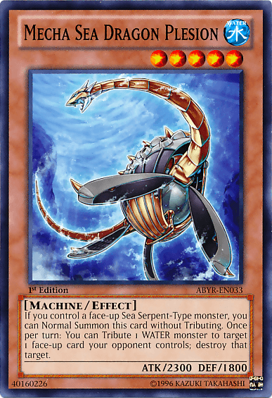Mecha Sea Dragon Plesion [ABYR-EN033] Common (ONLINE ORDER ONLY)