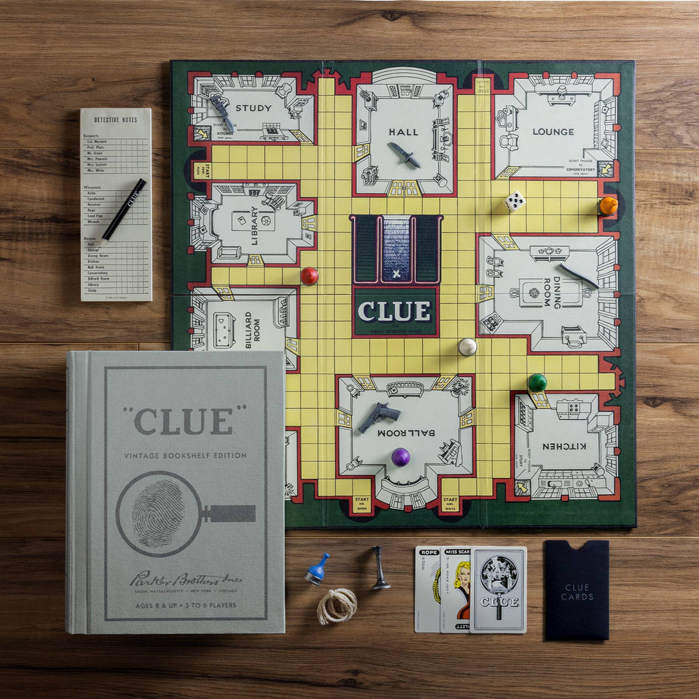 Clue - Vintage Bookshelf Edition (ONLINE ORDER ONLY)