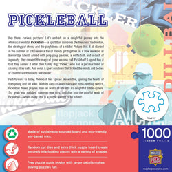 Pickleball - 1000 Piece Jigsaw Puzzle (ONLINE ORDER ONLY)