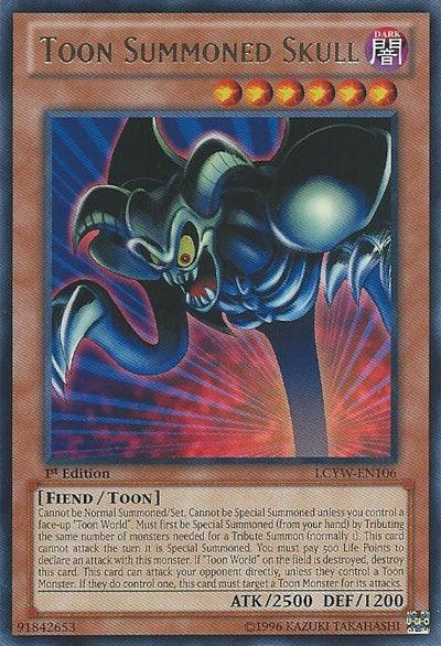 Toon Summoned Skull [LCYW-EN106] Rare (ONLINE ORDER ONLY)