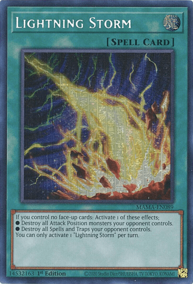Lightning Storm [MAMA-EN089] Ultra Pharaoh's Rare (ONLINE ORDER ONLY)