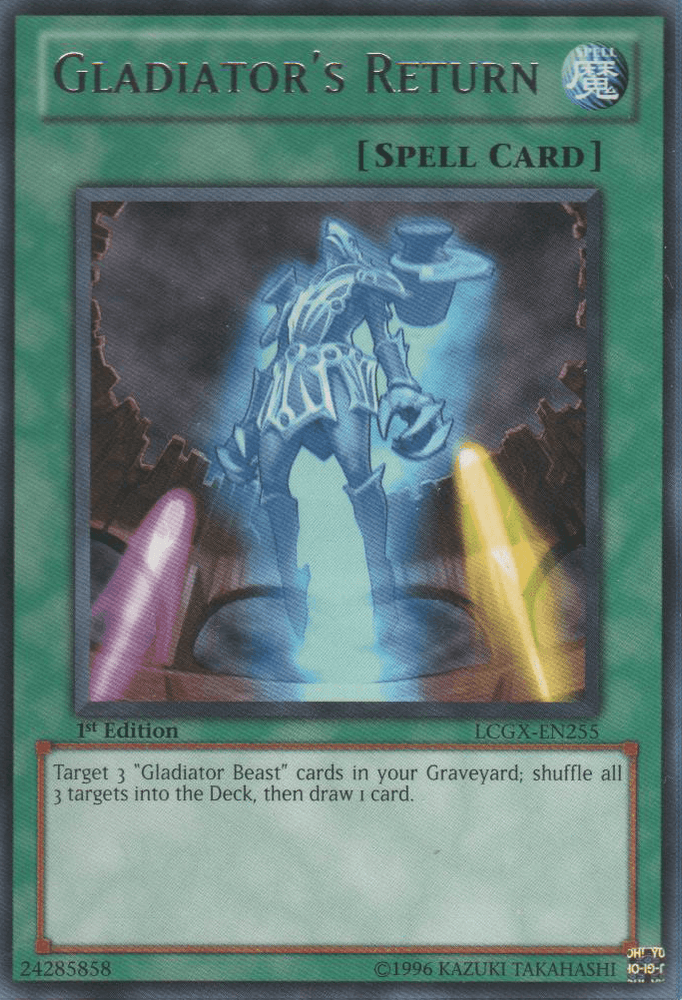Gladiator's Return [LCGX-EN255] Rare (ONLINE ORDER ONLY)