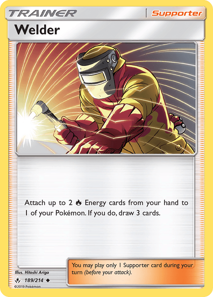 Welder (189/214) [Sun & Moon: Unbroken Bonds] (Online Only)