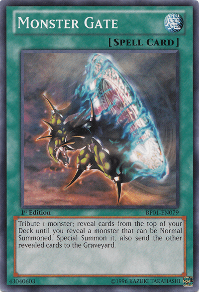 Monster Gate [BP01-EN079] Common (ONLINE ORDER ONLY)