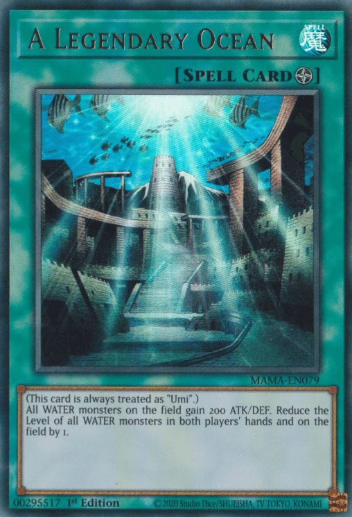 A Legendary Ocean [MAMA-EN079] Ultra Rare (ONLINE ORDER ONLY)