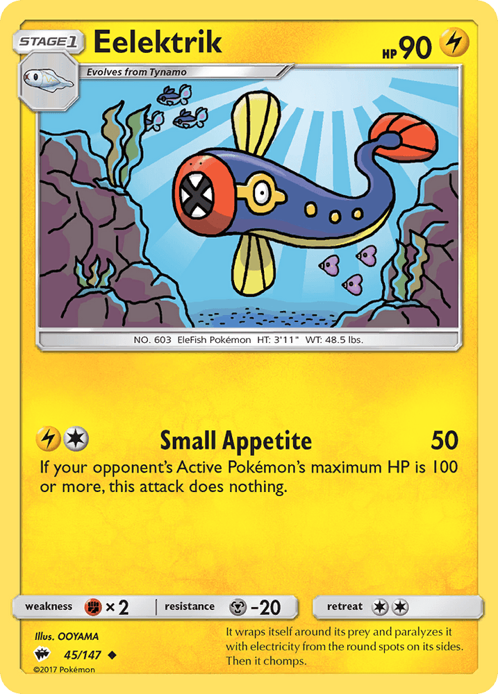 Eelektrik (45/147) [Sun & Moon: Burning Shadows] (Online Only)