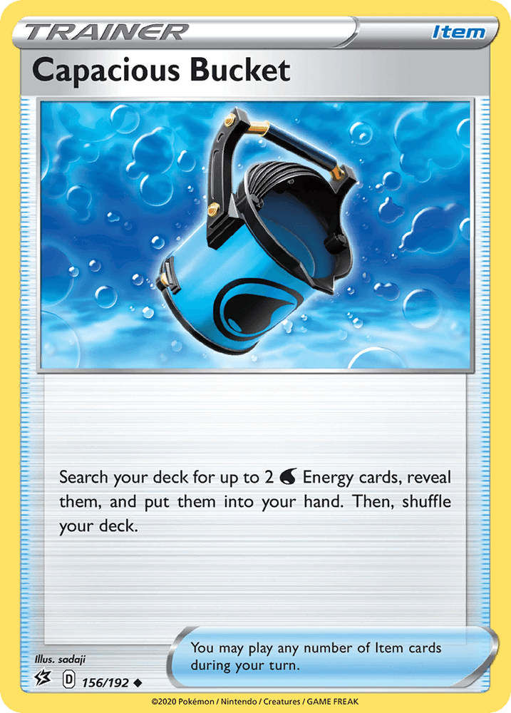Capacious Bucket (156/192) [Sword & Shield: Rebel Clash] (Online Only)