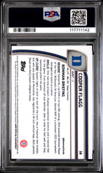 Graded 2024 Topps Bowman Chrome U Cooper Flagg #16 Rookie RC Basketball Card PSA 8 Near Mint (ONLINE ORDER ONLY)