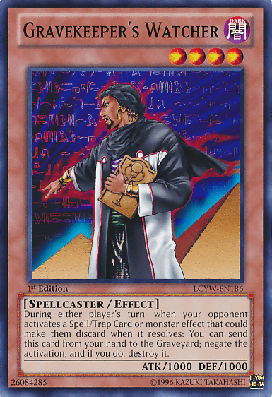 Gravekeeper's Watcher [LCYW-EN186] Common (ONLINE ORDER ONLY)