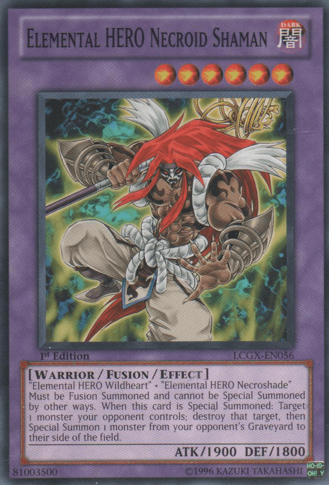 Elemental HERO Necroid Shaman [LCGX-EN056] Common (ONLINE ORDER ONLY)