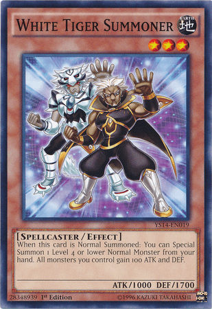 White Tiger Summoner [YS14-EN019] Common (ONLINE ORDER ONLY)