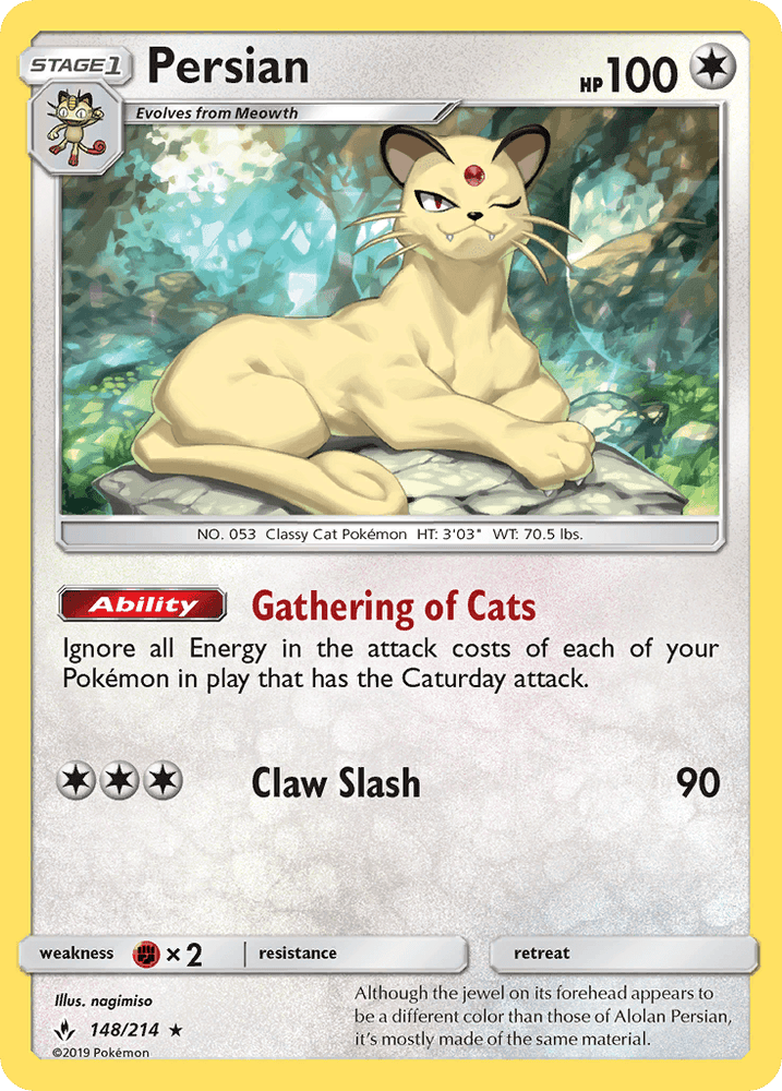 Persian (148/214) [Sun & Moon: Unbroken Bonds] (Online Only)