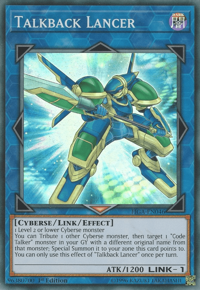 Talkback Lancer [FIGA-EN046] Super Rare (ONLINE ORDER ONLY)