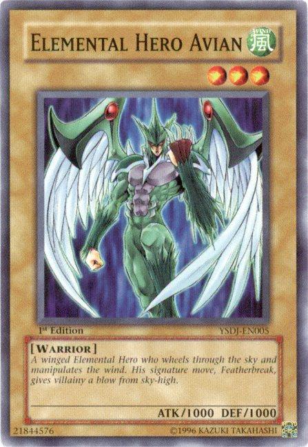 Elemental HERO Avian [YSDJ-EN005] Common (ONLINE ORDER ONLY)