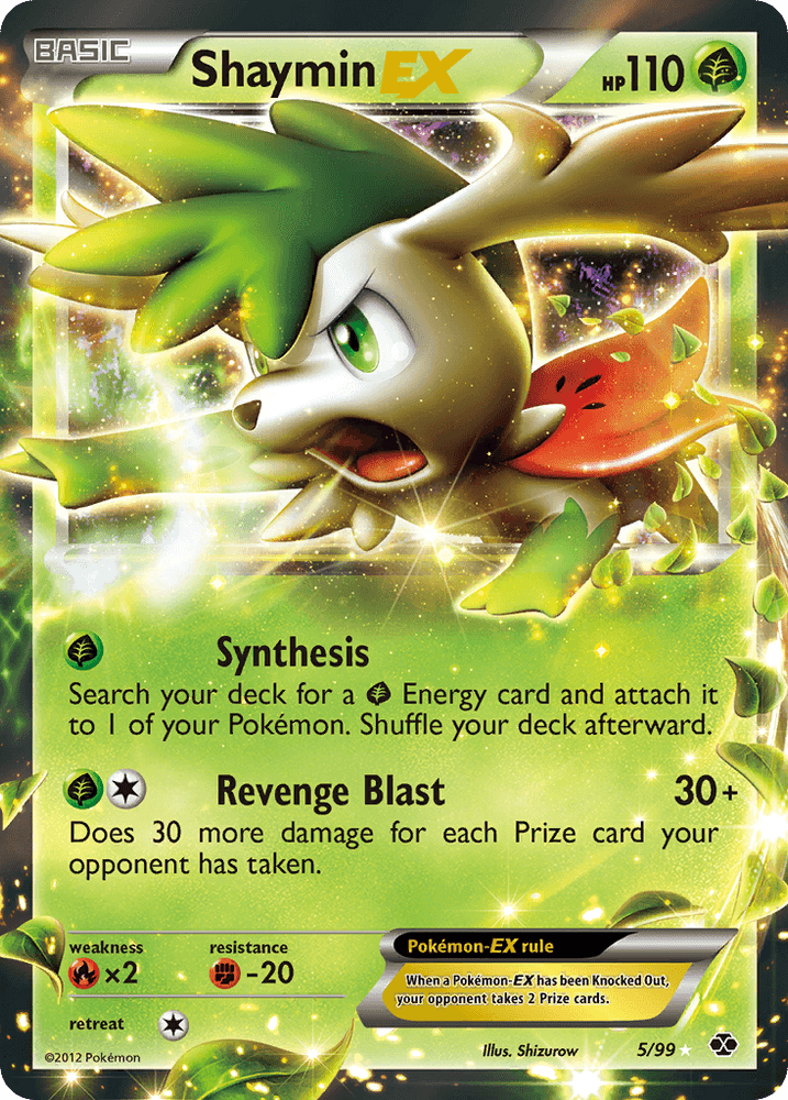 Shaymin EX (5/99) [Black & White: Next Destinies] (Online Only)
