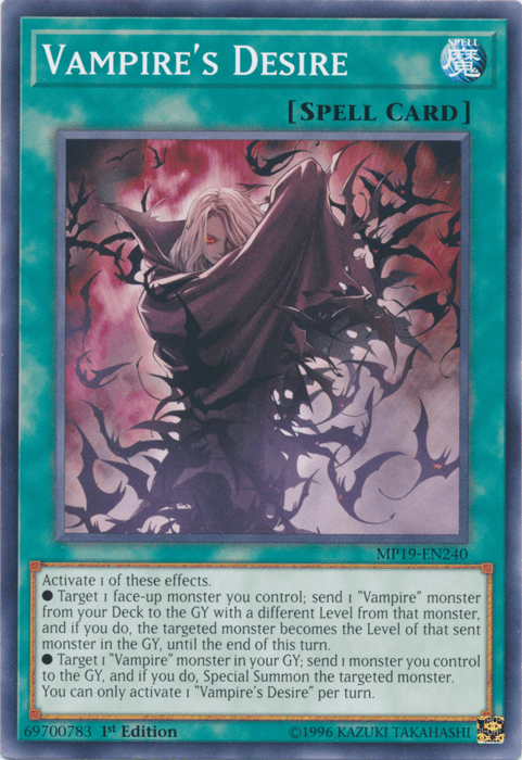 Vampire's Desire [MP19-EN240] Common (ONLINE ORDER ONLY)