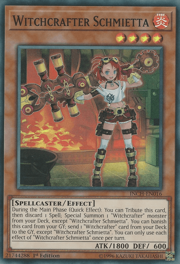 Witchcrafter Schmietta [INCH-EN016] Super Rare (ONLINE ORDER ONLY)
