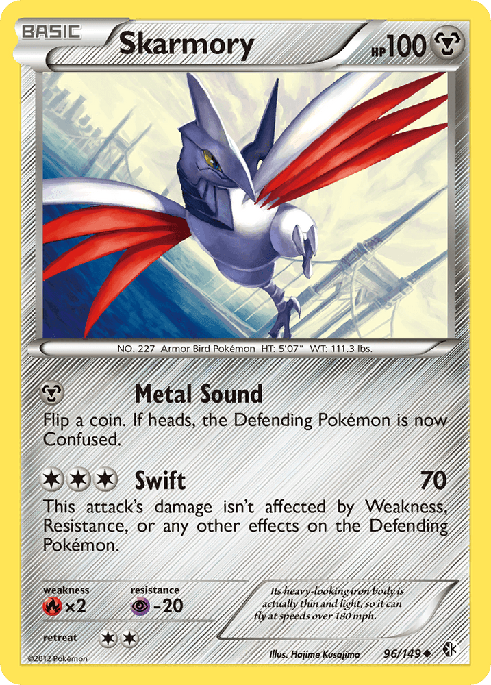 Skarmory (96/149) [Black & White: Boundaries Crossed] (Online Only)
