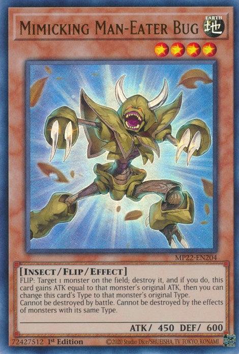 Mimicking Man-Eater Bug [MP22-EN204] Ultra Rare (ONLINE ORDER ONLY)
