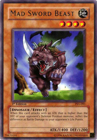 Mad Sword Beast [PSV-091] Rare (ONLINE ORDER ONLY)