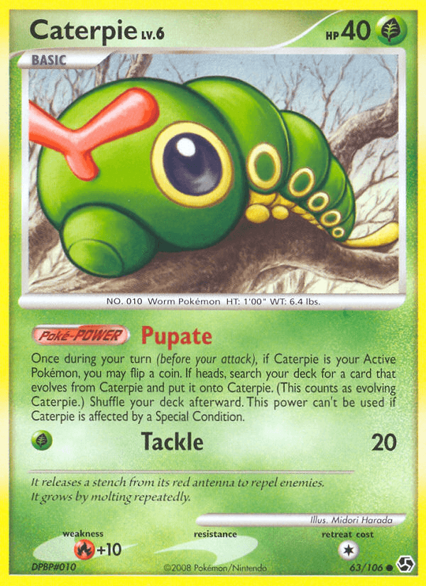 Caterpie (63/106) [Diamond & Pearl: Great Encounters] (Online Only)