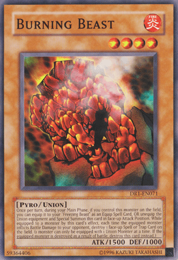 Burning Beast [DR1-EN071] Common (ONLINE ORDER ONLY)