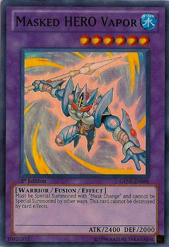 Masked Hero Vapor [GENF-EN095] Super Rare (ONLINE ORDER ONLY)