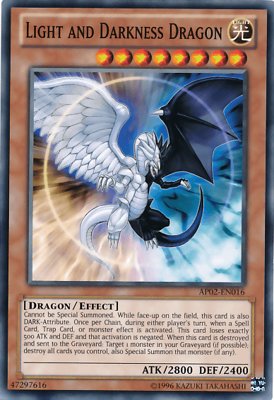 Light and Darkness Dragon [AP02-EN016] Common (ONLINE ORDER ONLY)