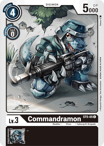 Commandramon [ST5-05] [Starter Deck: Machine Black] (ONLINE ORDER ONLY)