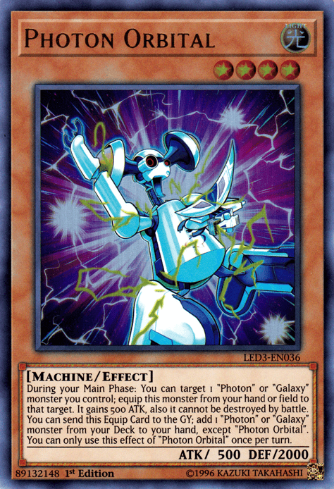 Photon Orbital [LED3-EN036] Ultra Rare (ONLINE ORDER ONLY)