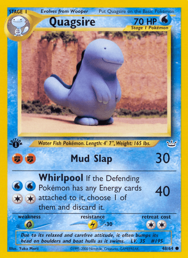 Quagsire (48/64) [Neo Revelation 1st Edition] (Online Only)
