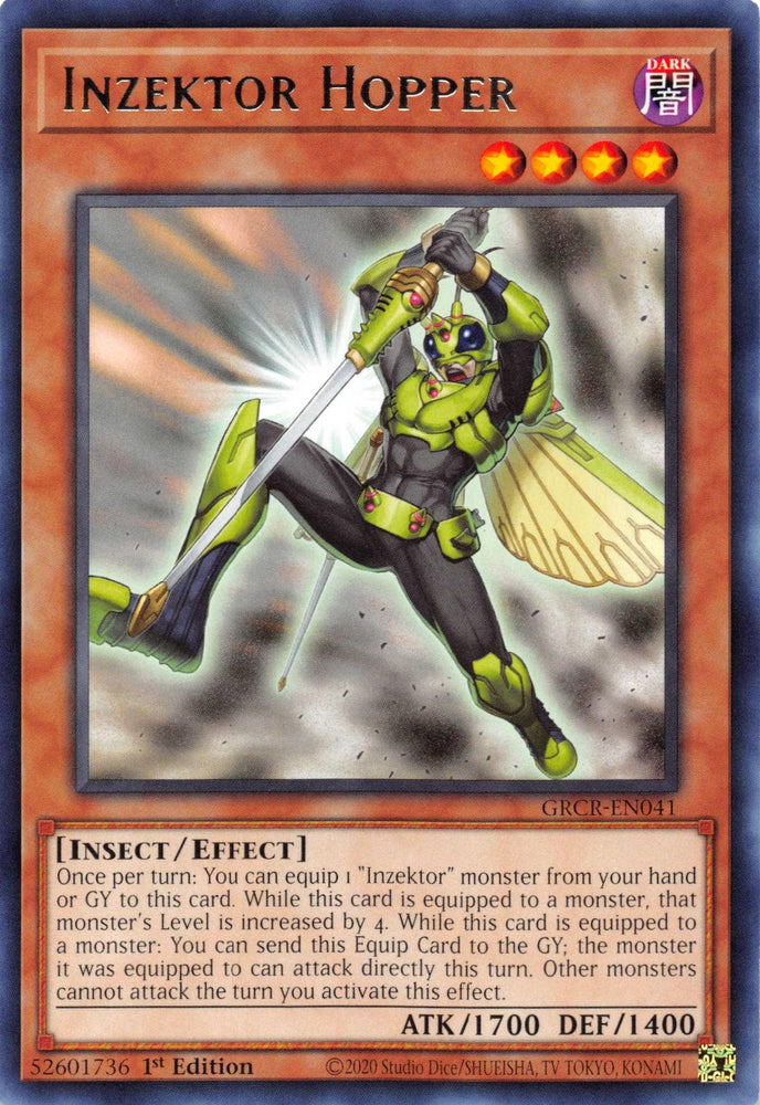 Inzektor Hopper [GRCR-EN041] Rare (ONLINE ORDER ONLY)