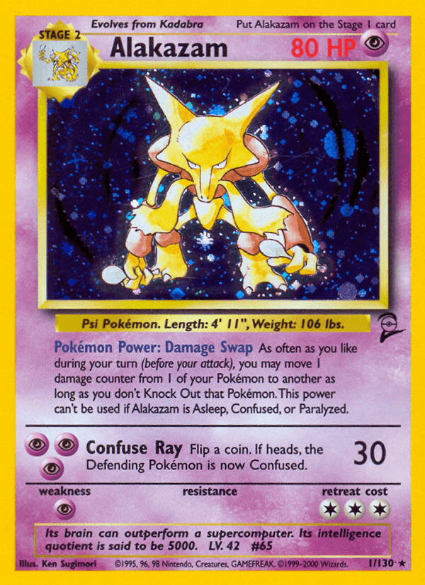Alakazam (1/130) [Base Set 2] (Online Only)