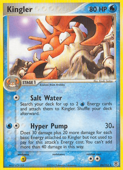 Kingler (26/112) [EX: FireRed & LeafGreen] (Online Only)