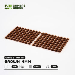Gamers Grass Tufts: Brown 4mm- Small (ONLINE ORDER ONLY)