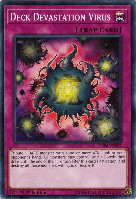 Deck Devastation Virus [SR06-EN032] Common (ONLINE ORDER ONLY)