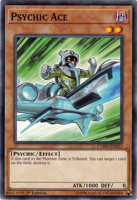 Psychic Ace [CYHO-EN023] Common (ONLINE ORDER ONLY)