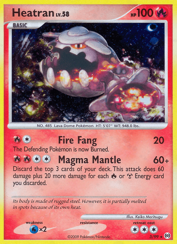 Heatran (3/99) [Platinum: Arceus] (Online Only)