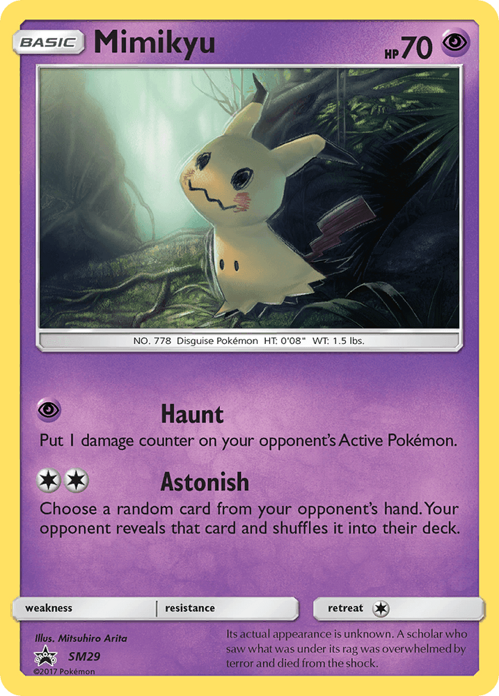 Mimikyu (SM29) [Sun & Moon: Black Star Promos] (Online Only)
