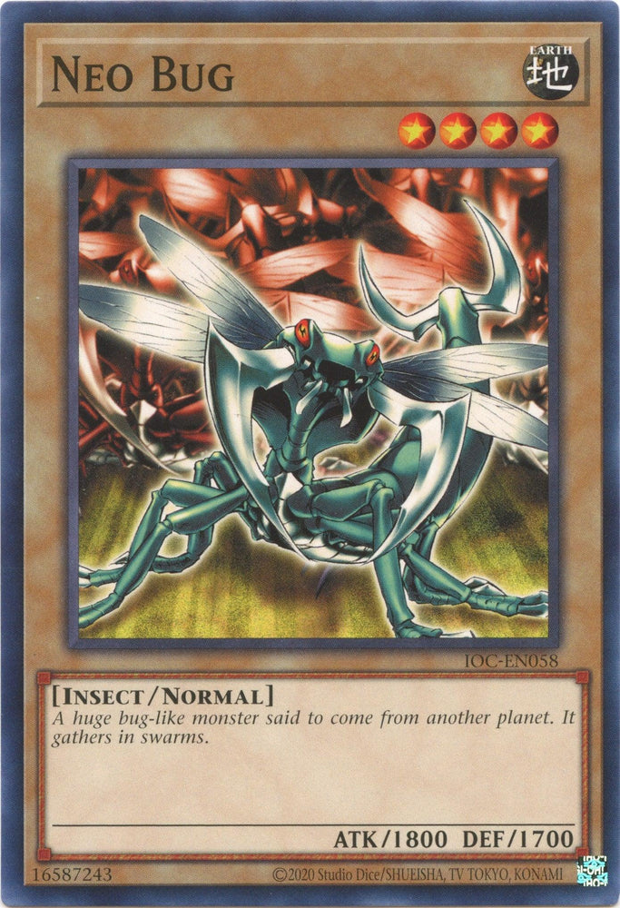 Neo Bug (25th Anniversary) [IOC-EN058] Common (ONLINE ORDER ONLY)