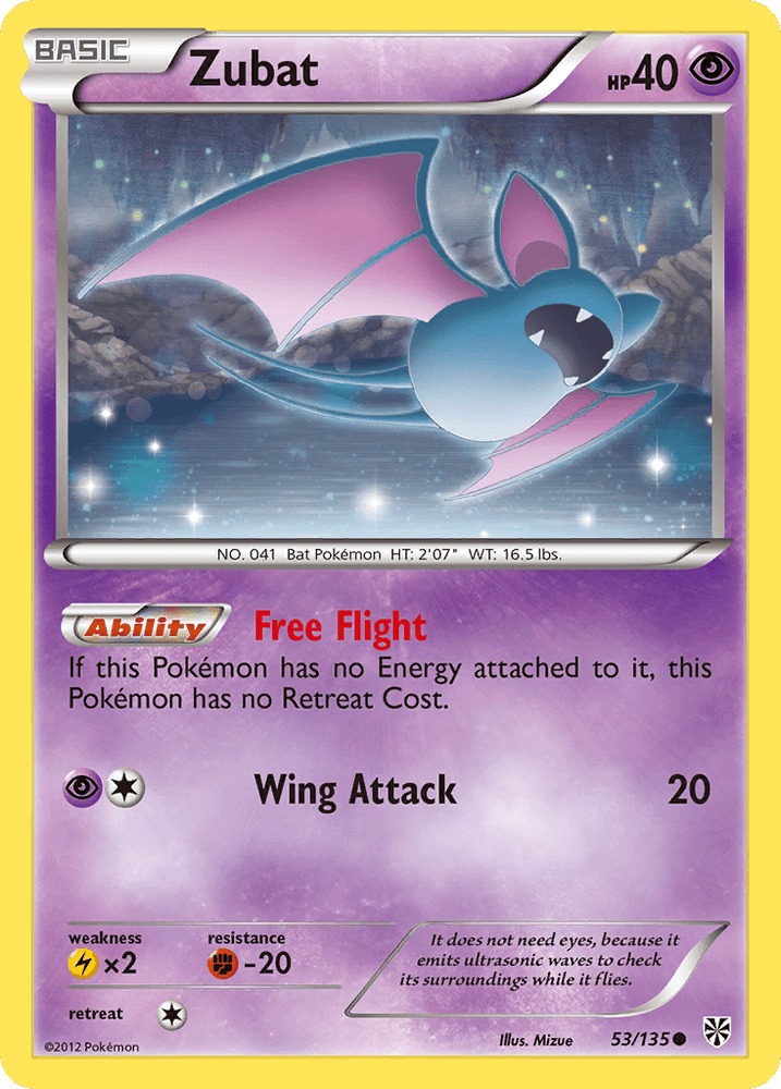 Zubat (53/135) [Black & White: Plasma Storm] (Online Only)