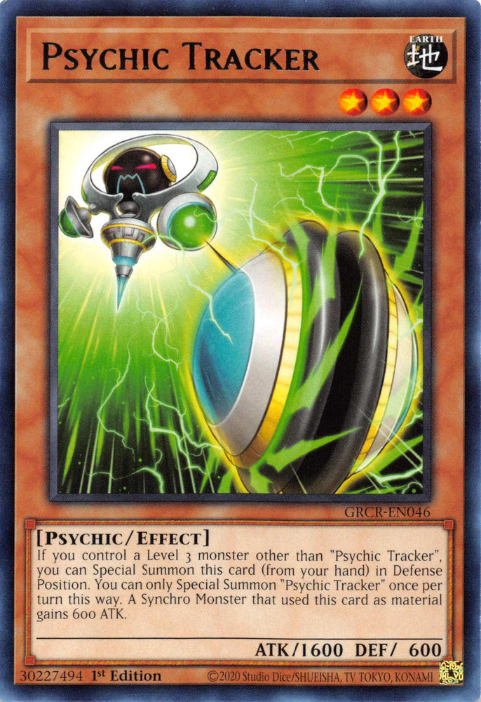 Psychic Tracker [GRCR-EN046] Rare (ONLINE ORDER ONLY)