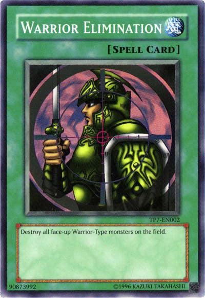 Warrior Elimination [TP7-EN002] Super Rare (ONLINE ORDER ONLY)