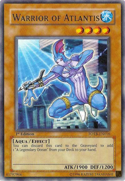 Warrior of Atlantis [FOTB-EN016] Rare (ONLINE ORDER ONLY)