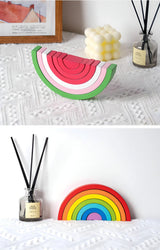 Small Wooden Rainbow  Arch Blocks (ONLINE ORDER ONLY)