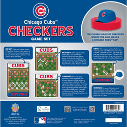 Chicago Cubs Checkers Board Game