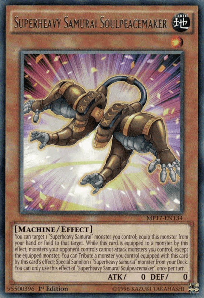Superheavy Samurai Soulpeacemaker [MP17-EN134] Rare (ONLINE ORDER ONLY)